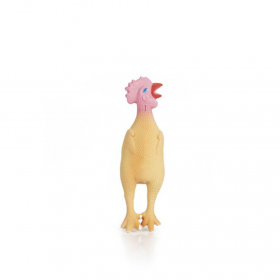 Латексова кучешка играчка Beeztees Chicken Medium кокошка със звук